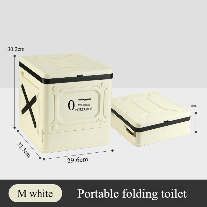 Outdoor Toilet Camping Portable Toilet Travel Convenience Folding Toilet Outdoor Toilet for Adults Children and Seniors
