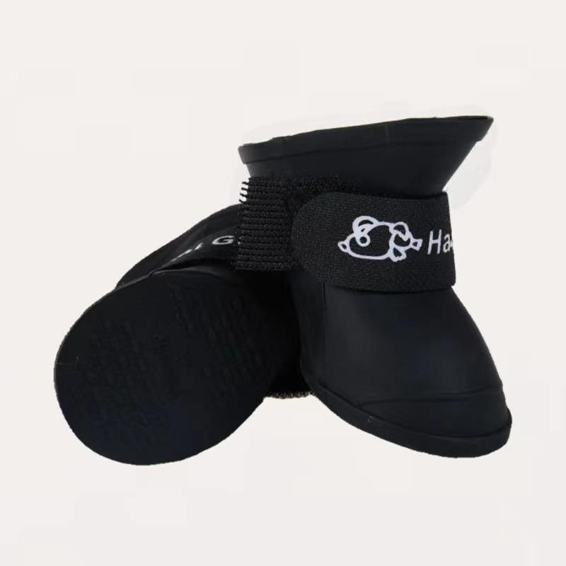 4 шт./компл. Обувь для собак, конфетных цветов, резиновая, водонепроницаемая, мягкая, дождевые ботинки для щенков, кошек S/M/L