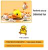 B.Duck Little Yellow Duck Parent-Child Educational Bouncing Fishing Toy Gift