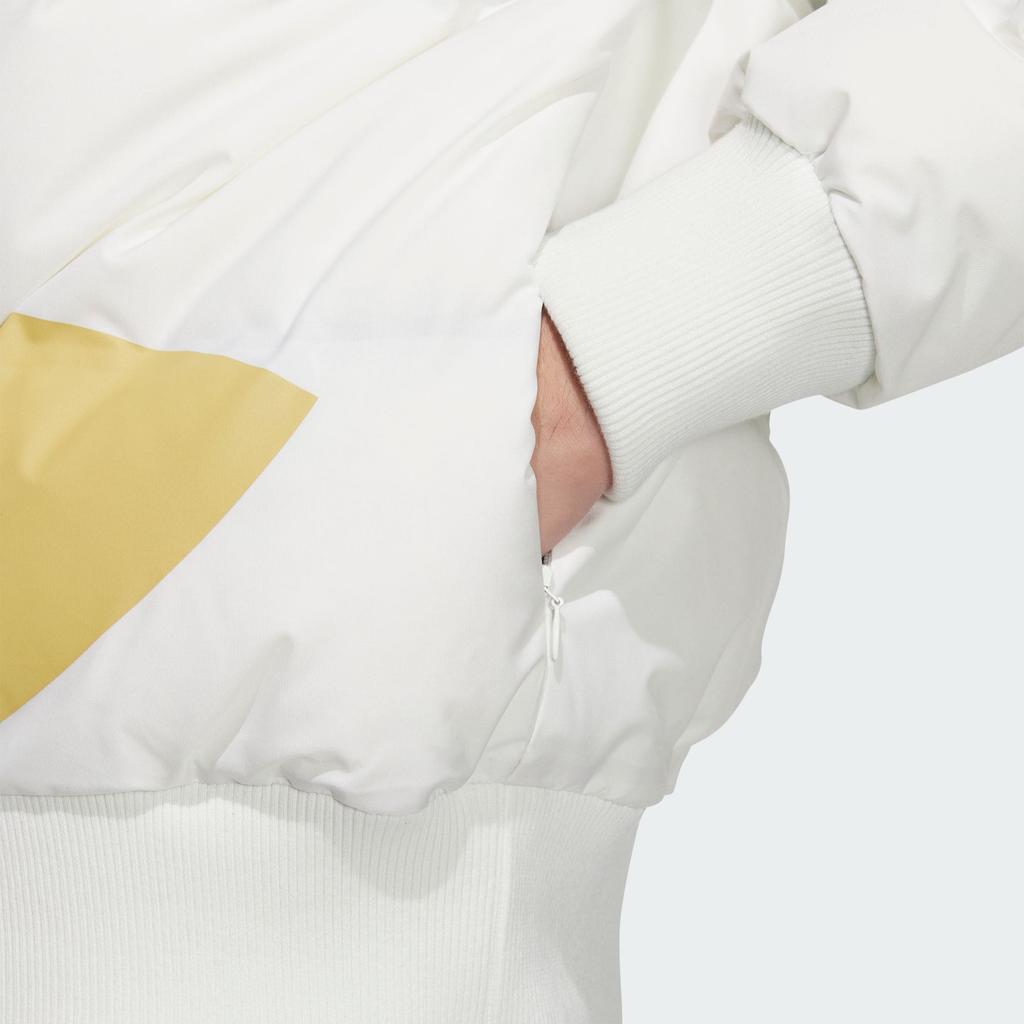 adidas Оригинальная повседневная спортивная теплая куртка Chillax Lwd Outdoor, белая куртка унисекс JL8410