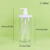 Pet Lotion Pump Bottle Large Capacity Empty Shampoo Sub-Bottling Plastic Pump Head Shower Cosmetic Container Travel Accessories