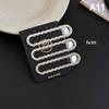 3 шт. серебряных шпилек для волос для женщин, милые металлические шпильки, заколки-уточки, боковые челки, заколки для волос, аксессуары для волос для девочек