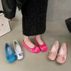 Flat-bottomed versatile bow ballet single shoes women's shoes new spring and summer commuter evening shoes
