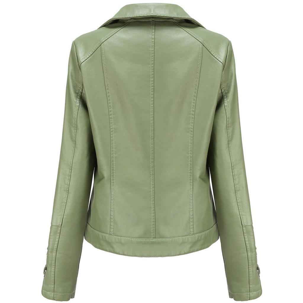 Женская асимметричная укороченная куртка из искусственной кожи на молнии из искусственной кожи, байкерское короткое пальто, тонкая верхняя одежда, винтажная укороченная куртка со шнуровкой, мотоциклетный бомбер, осень-весна, новинка