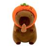 Wearing Headband Capybara Plush Toy Doll Peanut Stuffed Capybara Doll  Children's Day