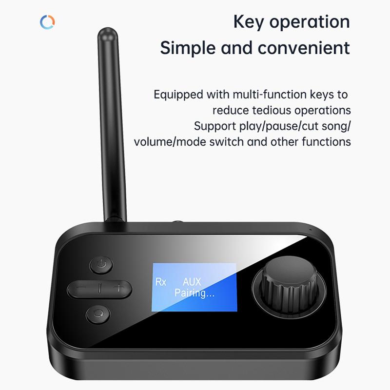 Многофункциональный Bluetooth аудио передатчик приемник 3,5 мм AUX оптический коаксиальный стерео беспроводной адаптер ЦАП-конвертер для ТВ-ПК