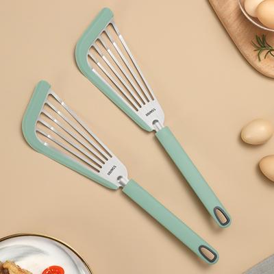 Силиконовая лопатка для жарки Сковорода с антипригарным покрытием Лопатка для жареных яиц Лопатка для стейков Лопатка для переворачивания рыбы Лопатка для жарки рыбы Кухонные гаджеты