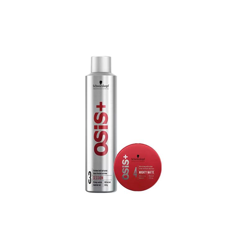 Schwarzkopf Набор OSIS Лак для волос + Матирующий воск для волос, Стайлинг и Объем OSIS 300 мл + 85 мл