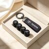 Car Tire Wheel Valve Caps Cover Suede Car Key Chain Ring Keychain For Toyota GR Corolla Yaris Aygo Prius CHR Camry Auris Avensis