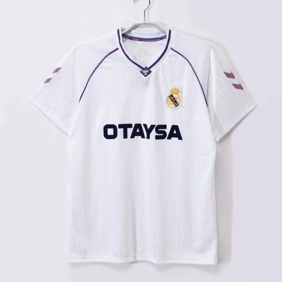 Popular retro Barcelona breathable jersey wholesale short-sleeved t-shirt men and women of the same football jersey can be approved on behalf of