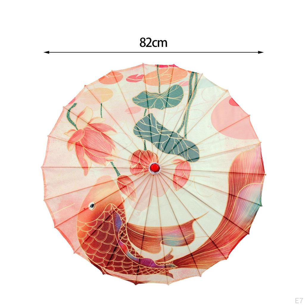 Зонт для китайского классического танца 32 дюйма, декор в стиле шинуазри, реквизит для фотосессии ручной работы