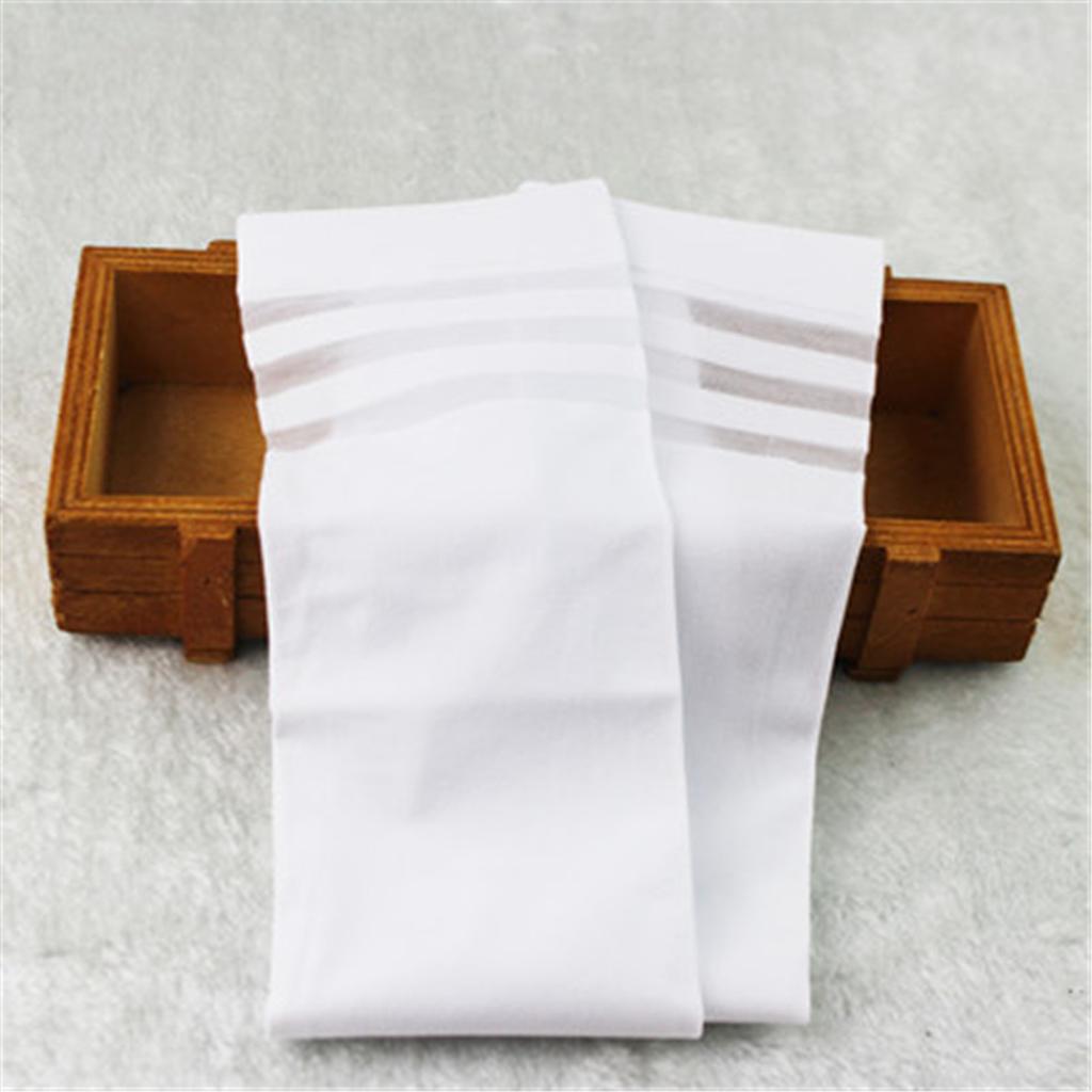 Белые школьные гольфы выше колена с мультяшным дизайном кошки/звезды/сердца/полоски для малышей, детей, учеников, чулки принцессы