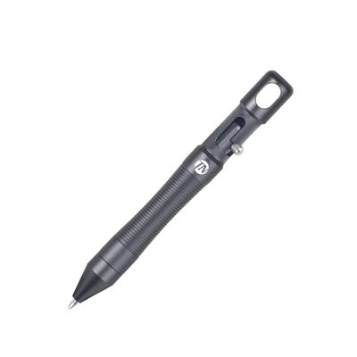 Мини шариковая ручка EDC карманная ручка с брелоком Идеальный подарок для и использования на открытом воздухе Серая ручка, Дизайн, Офис, Работа, Строительство, -