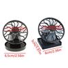 Handsfree Mini Solar Fan Solar Energy Panel Outdoor Solar Fan Lightweight Small Air Cooler  Summer