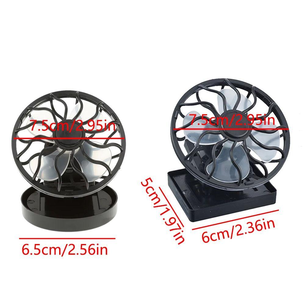 Handsfree Mini Solar Fan Solar Energy Panel Outdoor Solar Fan Lightweight Small Air Cooler  Summer