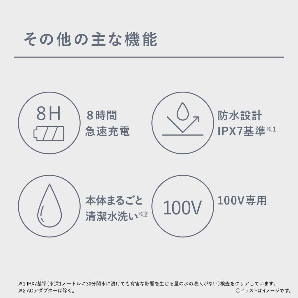 Panasonic Shaver 3 Blades Dark Navy Men's ES-RT1A-A