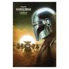 The Mandalorian & Grogu Sunset Poster