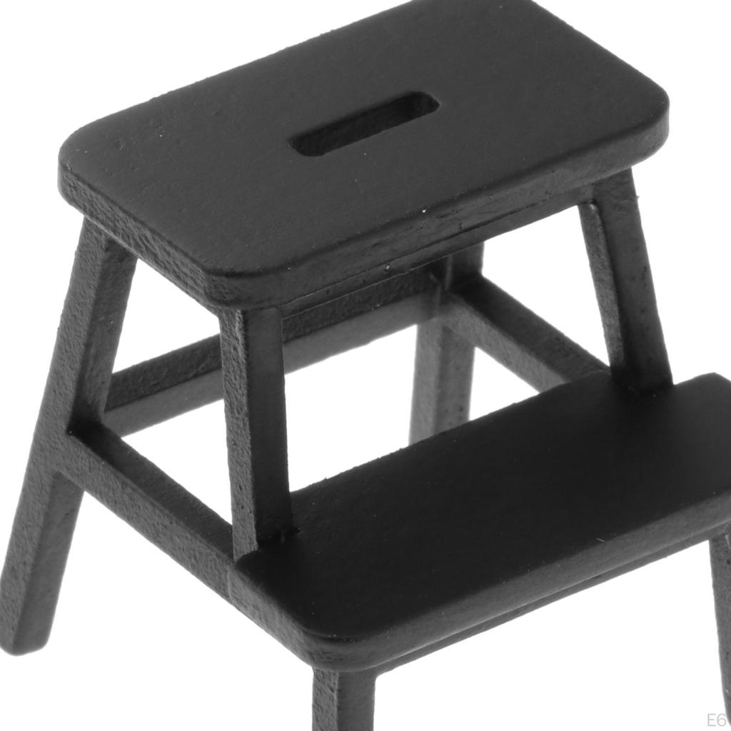 1:12 масштаб кукольный домик ступенька стул миниатюрное украшение мини мебель 2 табурета