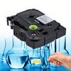 5pcs Laminated Label Tape Black on White Compatible for Brother P touch Label Printer PT 1010 PT 2100 PT 18R PT E200 PT 9500 12mm * 8m