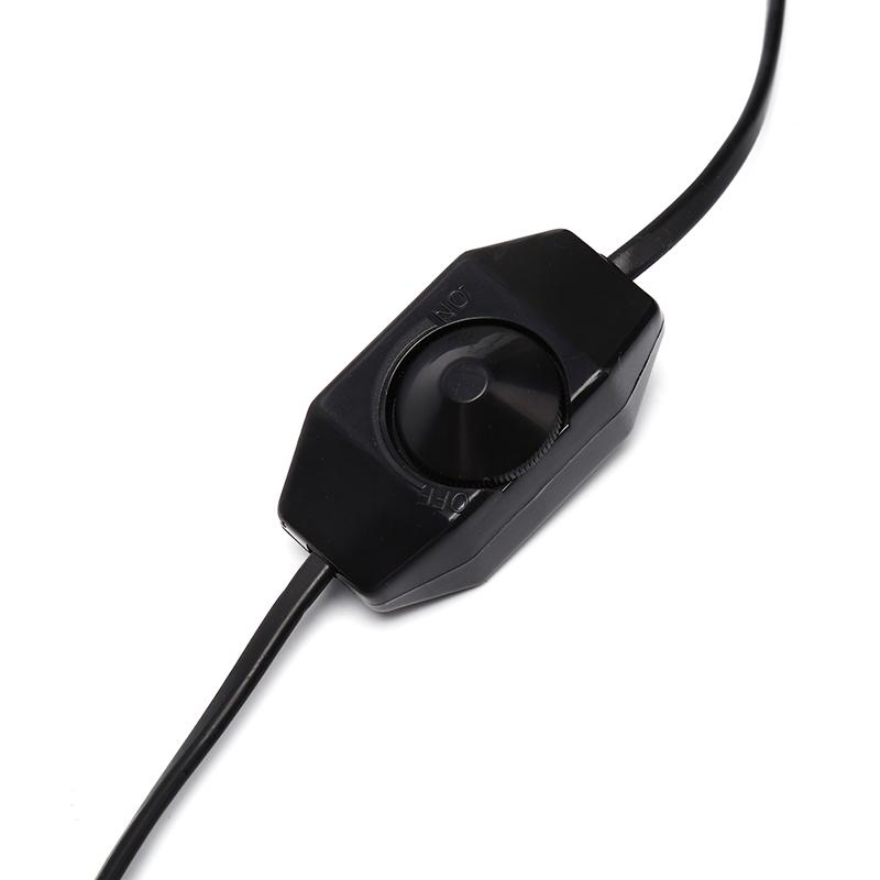 Переключатель управления диммером соляной лампы Кабель питания Шнур Розетка E14 Вилка стандарта США