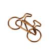 20pcs Metal Bicycle Shape Paper Clips Coffee Color Bookmark Office School Stationery Clip