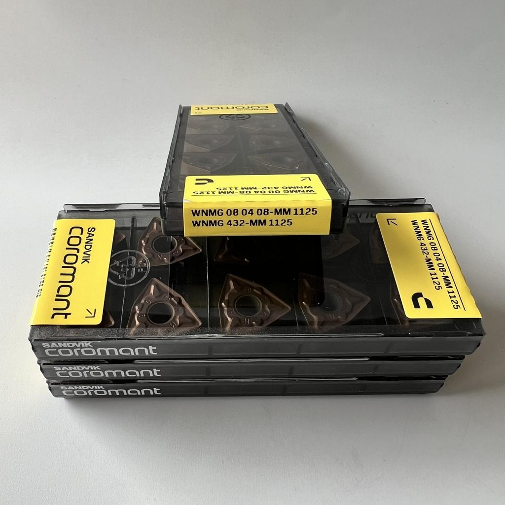 SANDVIK / WNMG080408-MM 1125 / Original Swedish hard alloy blade 10 Pcs