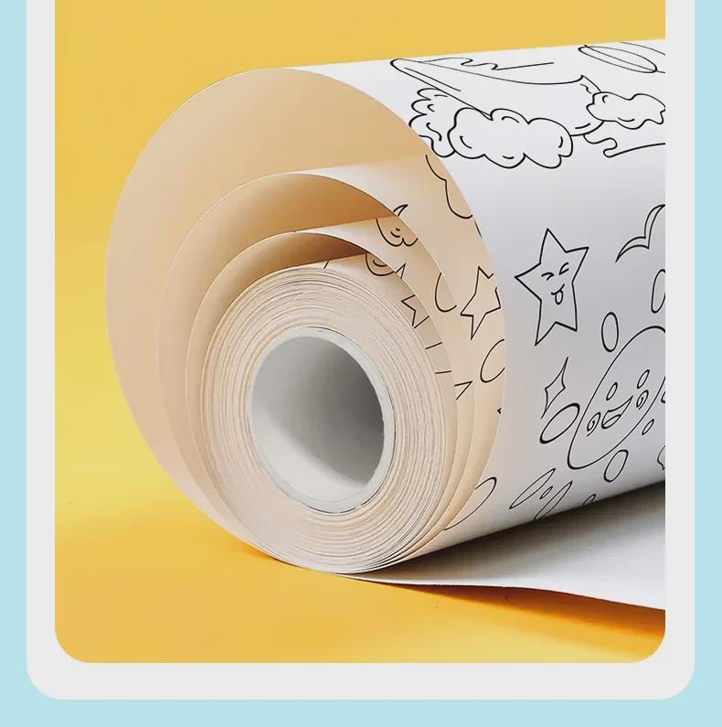 Детский большой свиток граффити и раскрасок для детского сада