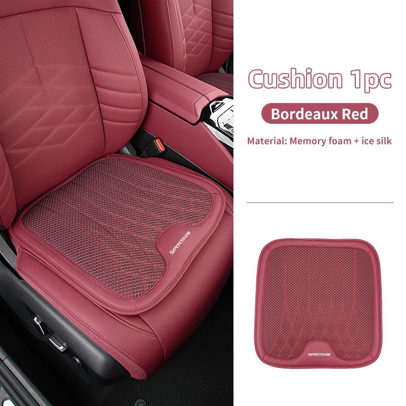 TTVF7 Car Seat Headrest Waist Pillow Cushion Lumbar Support Mat For KIA Sportage Rio Ceed Niro Soul Stonic Proceed Sorento