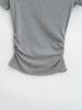 European & American Off-Shoulder Slimming Short-Sleeve Cropped Top - 2025 Spring/Summer Collection