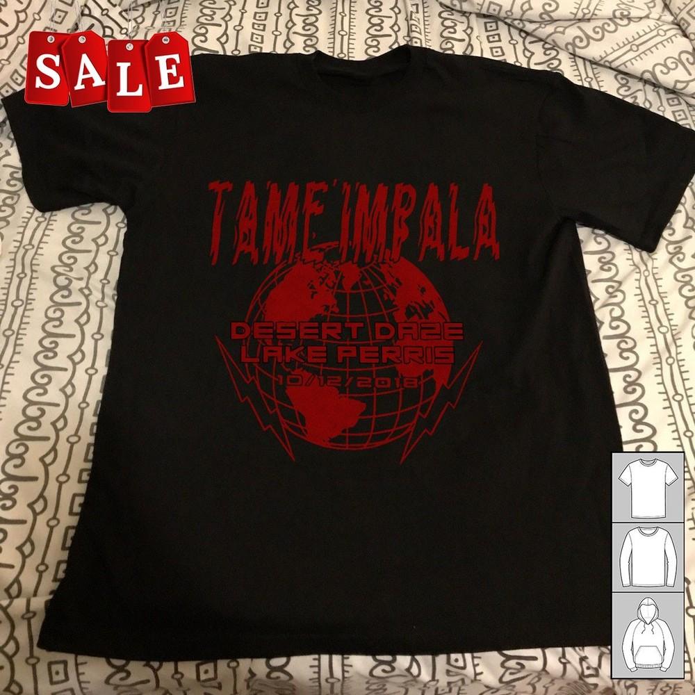 Новая футболка Tame Impala Desert daze lake perris Подарок для фанатов Унисекс S-5XL Футболка UK265