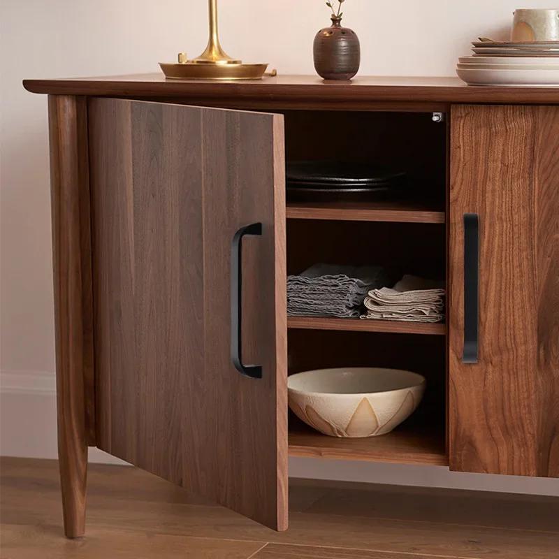 Door/Window Handle Balcony Wooden Sliding Door Handle Golden Aluminum Alloy Warehouse Door Black Kitchen Handle