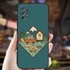 Чехол для телефона с рисунком природы для кемпинга на открытом воздухе Для Samsung S25, S24, S21, S22, S23, S30, Ultra, S20, Plus, Fe, Lite, Note, 10, 9, 5G Черный Чехол