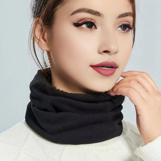 Мужской и женский термошарф с утолщенной двухсторонней бархатной подкладкой, зимний окрашенный шарф, хорошее отопление