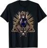 Ancient Egypt Pyramid Ankh Egyptian God Anubis Premium Unisex T-shirt