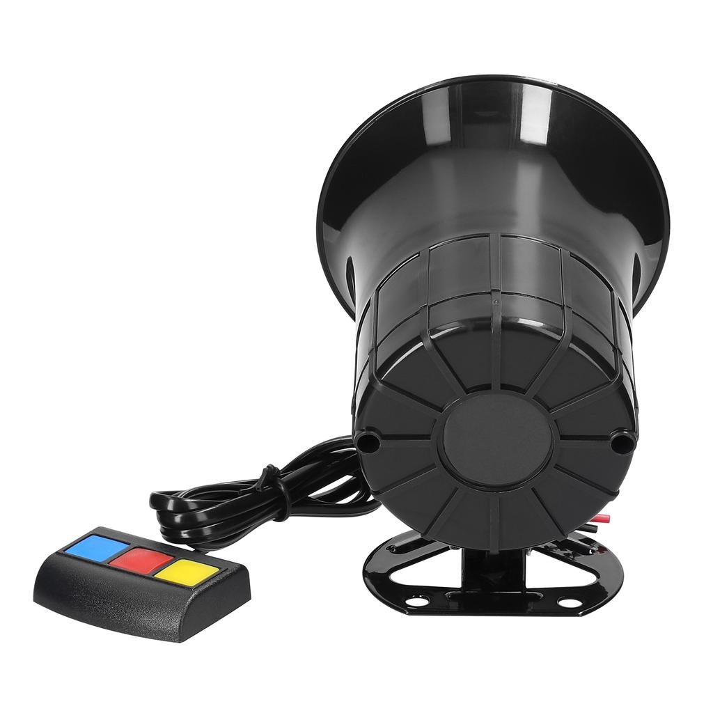 3-тональный автомобильный гудок 110 дБ Электрический гудок Громкий динамик Предупреждающий сигнал безопасности 12,0 В с контроллером для автомобиля, лодки, грузовика