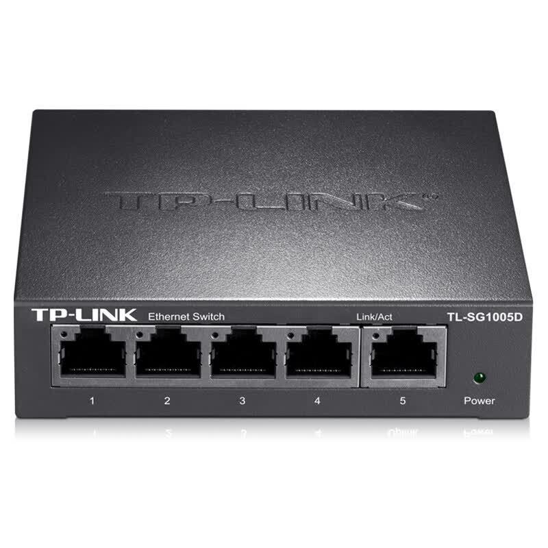 TP-Link 5-Port Gigabit Ethernet Switch TL-SG1005D CN plug (adapter included)