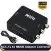 Mini AV To HDMI Adapter RCA To HDMI-compatible Converter HD 1080P 1920*1080 AV2HDMI Support NTSC PAL Output AV To HDMI