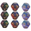 9PCS Polyhedral Dice Set Waterproof Plastic Lightweight Portable Table Gaming Dices for Travel