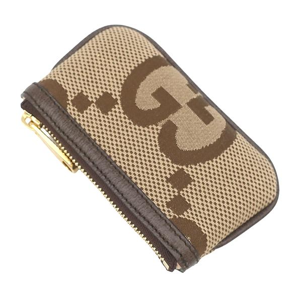 GUCCI 671722 Jumbo GG Coin CaseCoin case GG canvas/leather Array