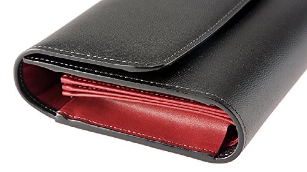 CYPRIS Perlanera Utility Clutch Second Day Birthday Boyfriend Black x 8387 Case, Bag, Bag, Leather, Men's Gift, Father's Gift, Gift, Gift, Red,