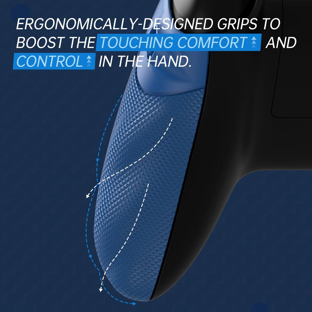 Это не а комплект прорезиненных боковых накладок eXtremeRate Flexor с упорами для триггеров для контроллеров Xbox Series и эргономичный стопор триггеров