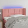 VidaXL LED Headboard Bedroom Furniture Single Bed Accessory Headboard Bed Frame Interior Pink 3123283