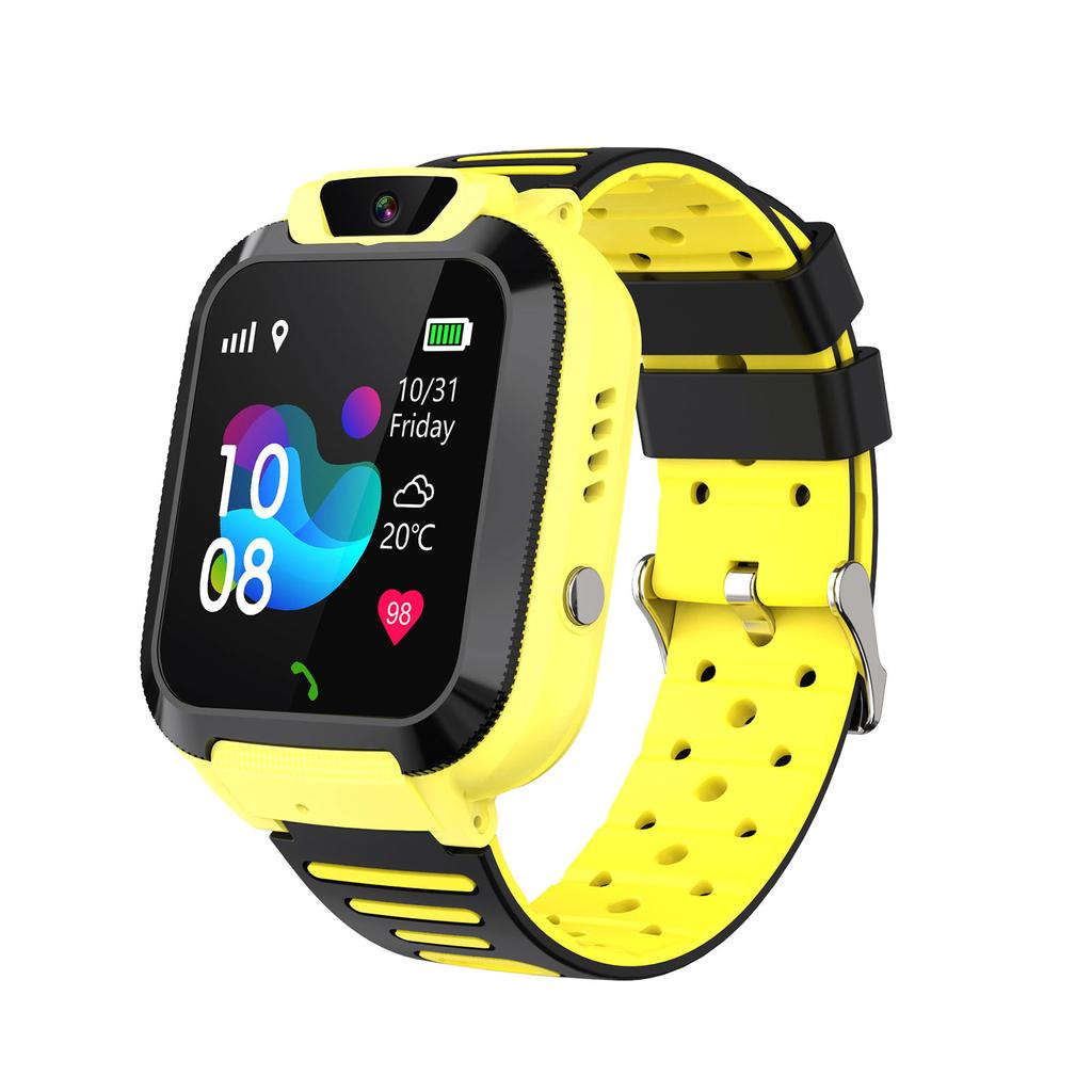 Children's GPS Smartwatch With Phone, IP68 Waterproof, SOS, Voice Chat, Touchscreen, Camera, Games