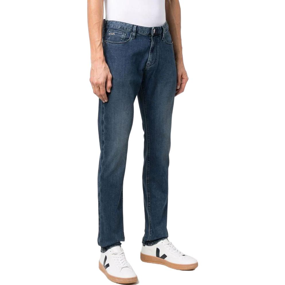 EMPORIO ARMANI FW22 Jeans Men's Blue 8N1J06-1G19Z-0942