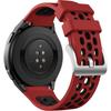 Silicone Strap for Huawei Watch GT 2e, Red / Black