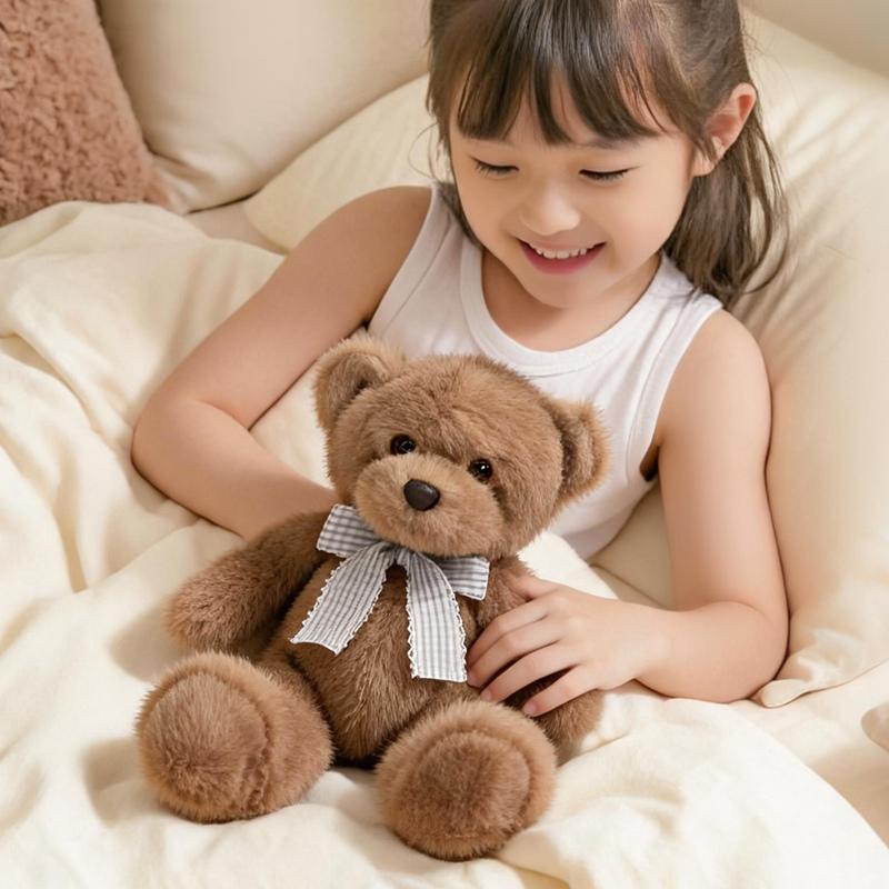 Cute Bears Stuffed Plush Toys Soft Animal Dolls For Kids Birthday Valentine'S Day Gifts Home Decor Party Bear Plushies