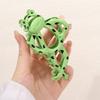 Metal Frog Hair Claw Cartoon Ponytail Hairpin Funny Frog Hair Clip  Girls