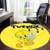 1PC Tweety Office Round Area Rug, Indoor Mat Suitable For Office, Under Office Chairs Bedroom Living Room Home Decor DT1212089