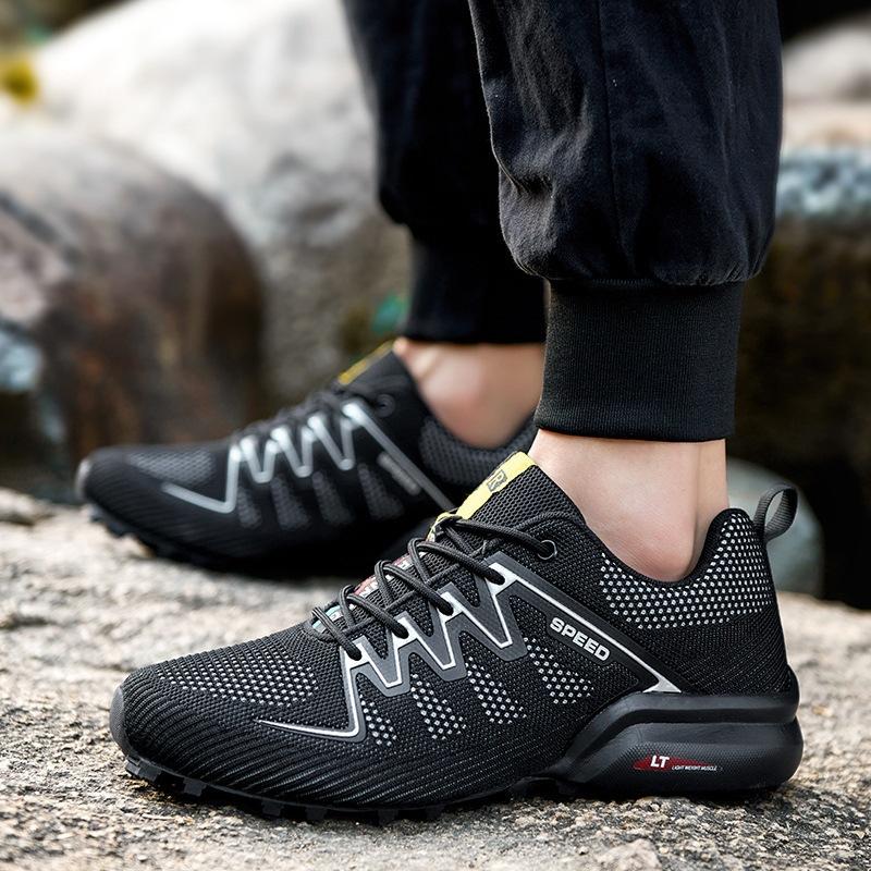 Outdoor Shoes Hiking Shoes Outdoor Light Training Shoes Men's Shoes Mesh Casual Shoes Men's Comfortable And Breathable Fashion
