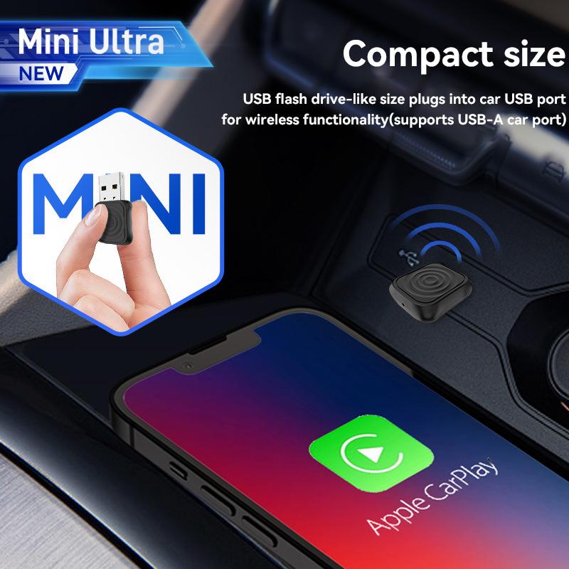 5.0 Мини Ультра Беспроводной Адаптер Беспроводной CarPlay Android Auto Для OEM Авто Plug and Play WiFi Bluetooth Автоматическое Подключение